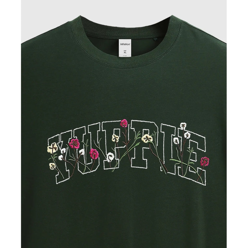 embroidered floral t-shirt, view 8 - MRSLM