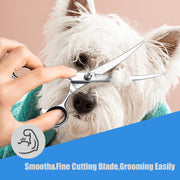 stainless steel pet grooming scissors, view 7 - MRSLM