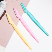 womens stainless steel facial and eyebrow razors, view 3 - MRSLM