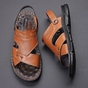 men's genuine leather sandals, view 7 - MRSLM