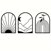 nordic iron line wall art, view 8 - MRSLM