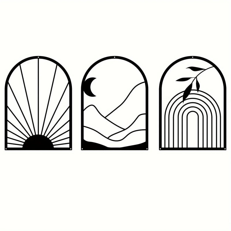 nordic iron line wall art, view 8 - MRSLM