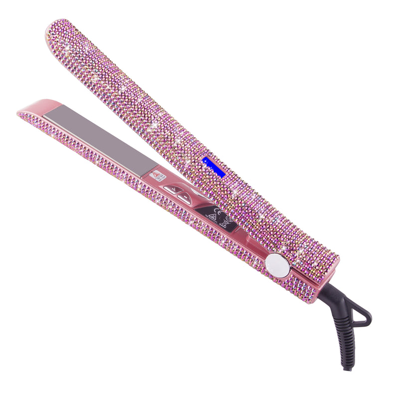 rhinestone ceramic flat iron, view 6 - MRSLM