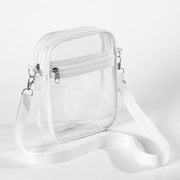 women's clear pvc shoulder bag, view 4 - MRSLM