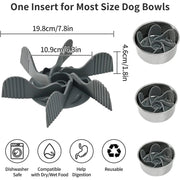 Slow feeder insert for dog bowls, view 8 - MRSLM