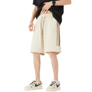 loose waffle cropped pants, view 3 - MRSLM