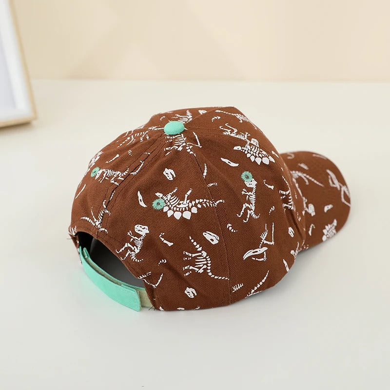 kids dinosaur baseball cap, view 8 - MRSLM