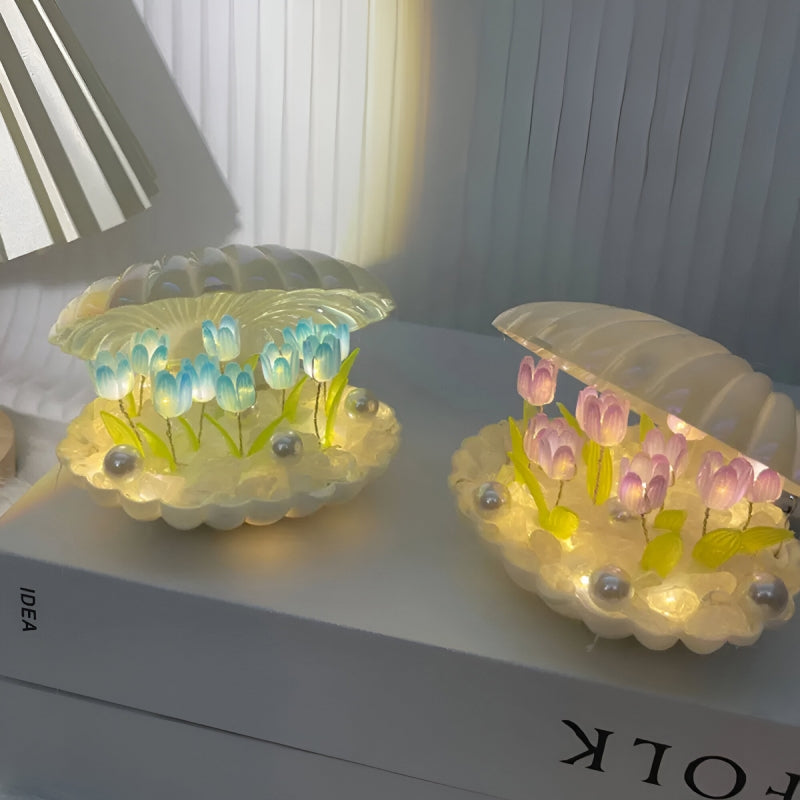 shell tulip night lamp, view 27 - MRSLM