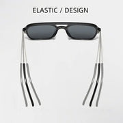 retro double bridge sunglasses, view 10 - MRSLM