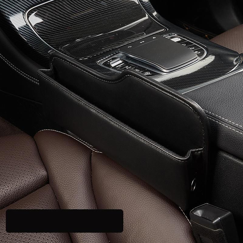 PU leather car seat gap organizer, view 3 - MRSLM