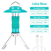 rechargeable magnetic camping lantern, view 3 - MRSLM