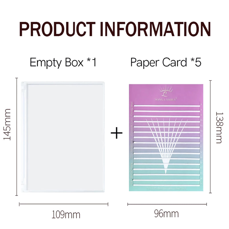 box tray for fans and eyelash extensions, view 9 - MRSLM
