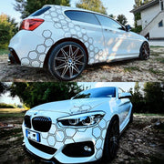 universal honeycomb car vinyl decal set, view 4 - MRSLM
