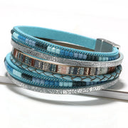 handwoven bohemian bracelet, view 3 - MRSLM