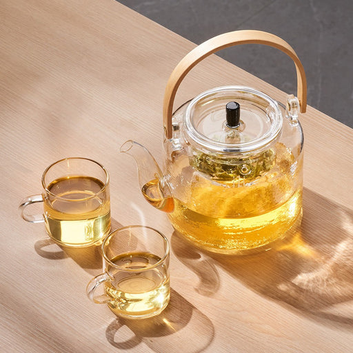 chinese steamed glass teapot set - MRSLM