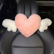 heart-shaped lumbar support pillow, view 3 - MRSLM
