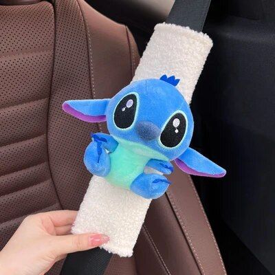 Plush Heart Frog Car Safety Belt Shoulder Cover