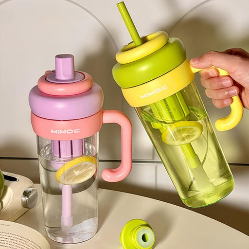 multi-use sports water bottle with straw and tea infuser - MRSLM