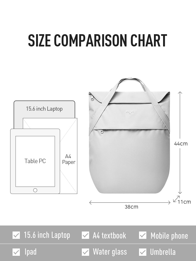 large capacity lightweight backpack, view 8 - MRSLM