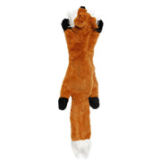 crinkle squeak plush dog toy, view 3 - MRSLM