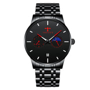 men's steel band quartz watch, view 5 - MRSLM