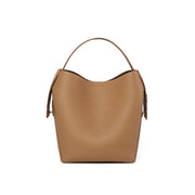 genuine leather bucket bag, view 4 - MRSLM