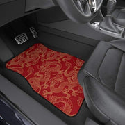 red dragon print car floor mats - MRSLM