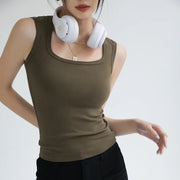 ribbed crop top, view 2 - MRSLM