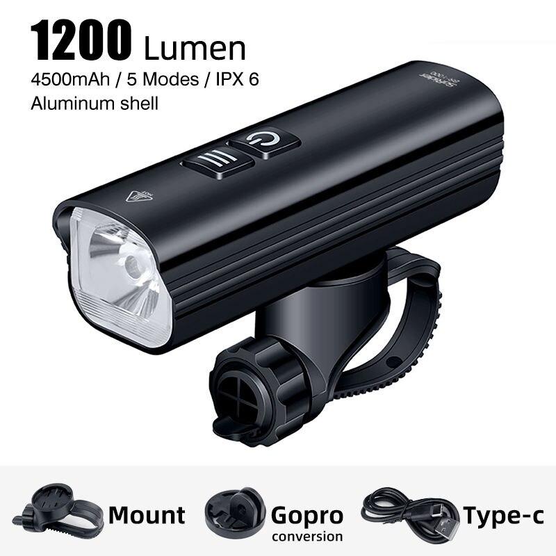 cycling headlight, view 4 - MRSLM