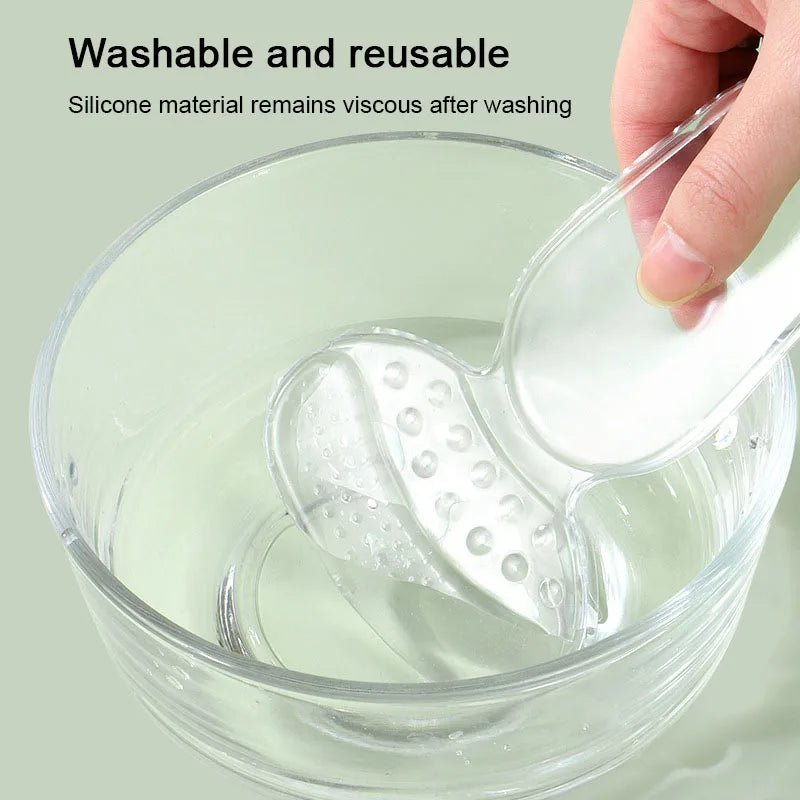invisible silicone heel grip stickers, view 4 - MRSLM