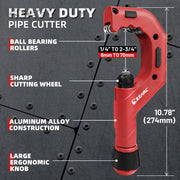 heavy duty copper pipe cutter set, view 3 - MRSLM