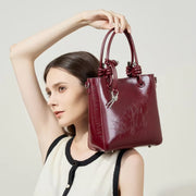 genuine leather crossbody handbag, view 6 - MRSLM