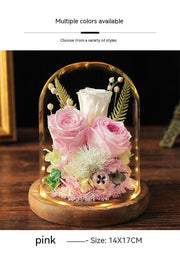 eternal rose under glass cover, view 9 - MRSLM
