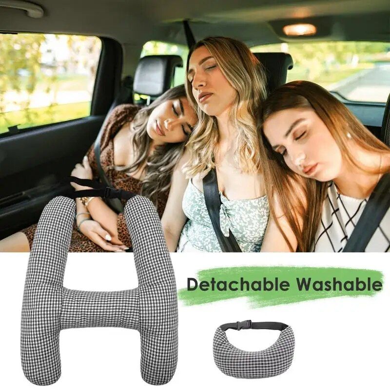 h-shape car seat neck support pillow, view 8 - MRSLM