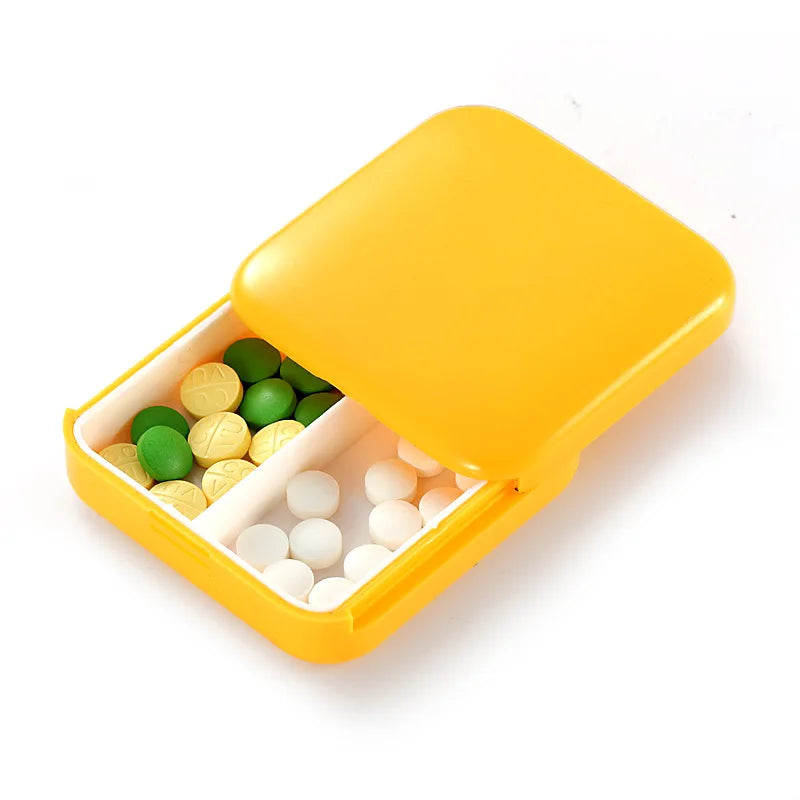 compact 2-grid mini pill box, view 9 - MRSLM