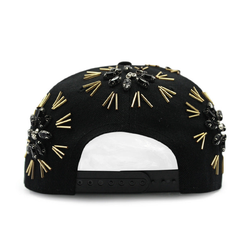 men's crystal peaked cap, view 3 - MRSLM