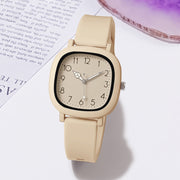 Women's silicone band quartz watch, view 3 - MRSLM