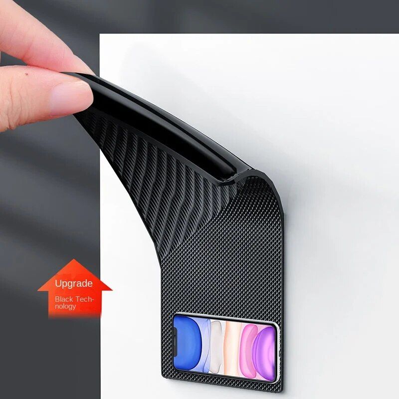 Multi-Size Black Anti-Slip Car Dashboard Sticky Pad for Gadgets & Accessories