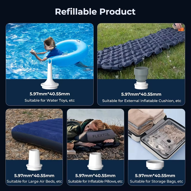 portable rechargeable nano air pump, view 7 - MRSLM