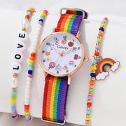 rainbow quartz women's wristwatch, view 2 - MRSLM