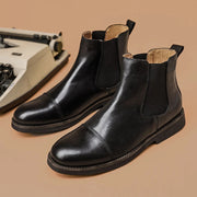 handmade vintage leather ankle boots, view 9 - MRSLM