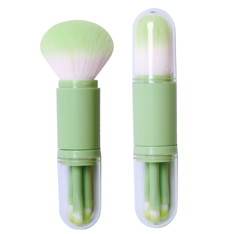 telescopic 4 in 1 makeup brushes set, view 8 - MRSLM