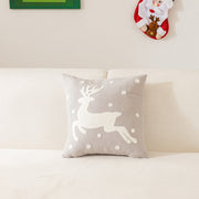 Embroidered Christmas pillow cover, view 9 - MRSLM