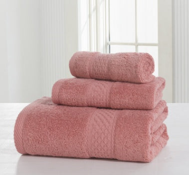 Soft double-sided cotton bath towel set, view 9 - MRSLM