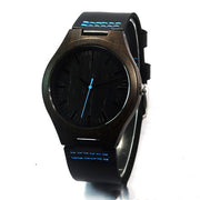 laser engraved wooden watch - MRSLM