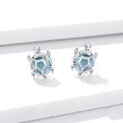 irregular round silver earrings, view 4 - MRSLM