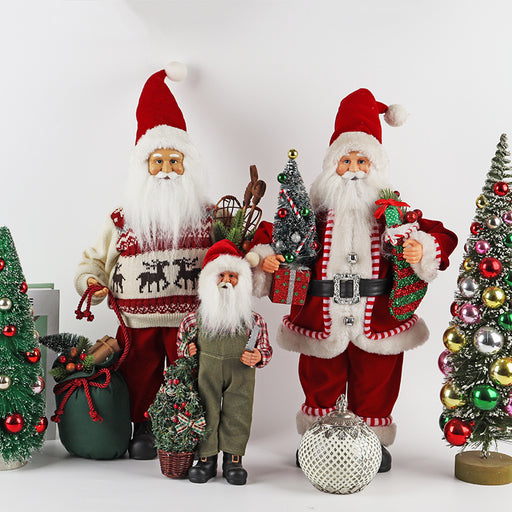 Fabric Santa Claus home decoration - MRSLM