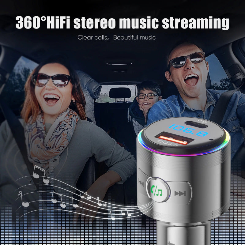 Bluetooth 5.3 FM transmitter, view 3 - MRSLM