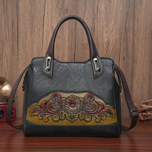 embossed retro crossbody bag for women, view 7 - MRSLM