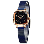square ladies mesh band watch, view 10 - MRSLM